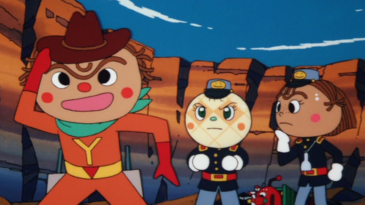 Go! Anpanman: Yakisobapanman and Black Sabotenman backdrop