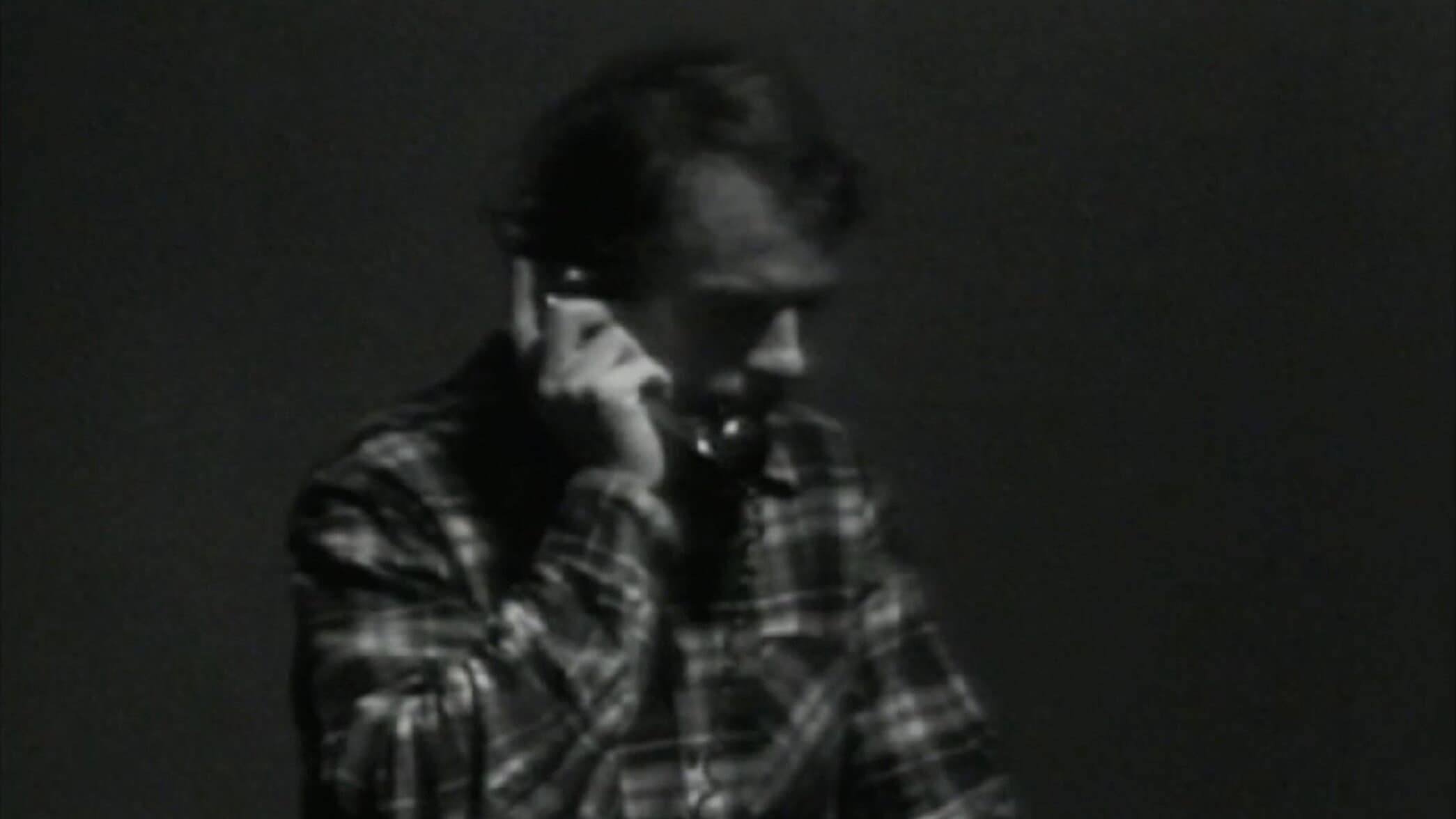Spalding Gray at Hallwalls backdrop