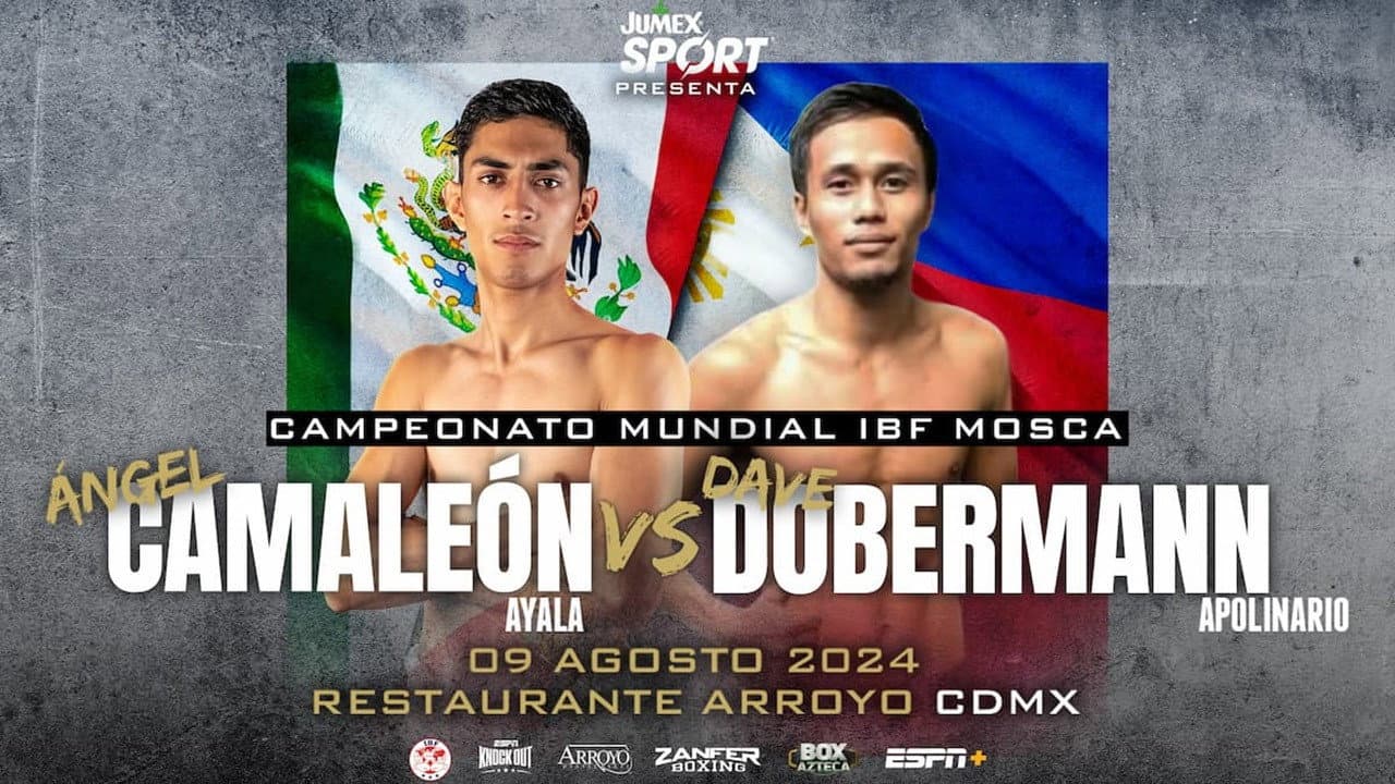 Angel Ayala vs. Dave Apolinario backdrop