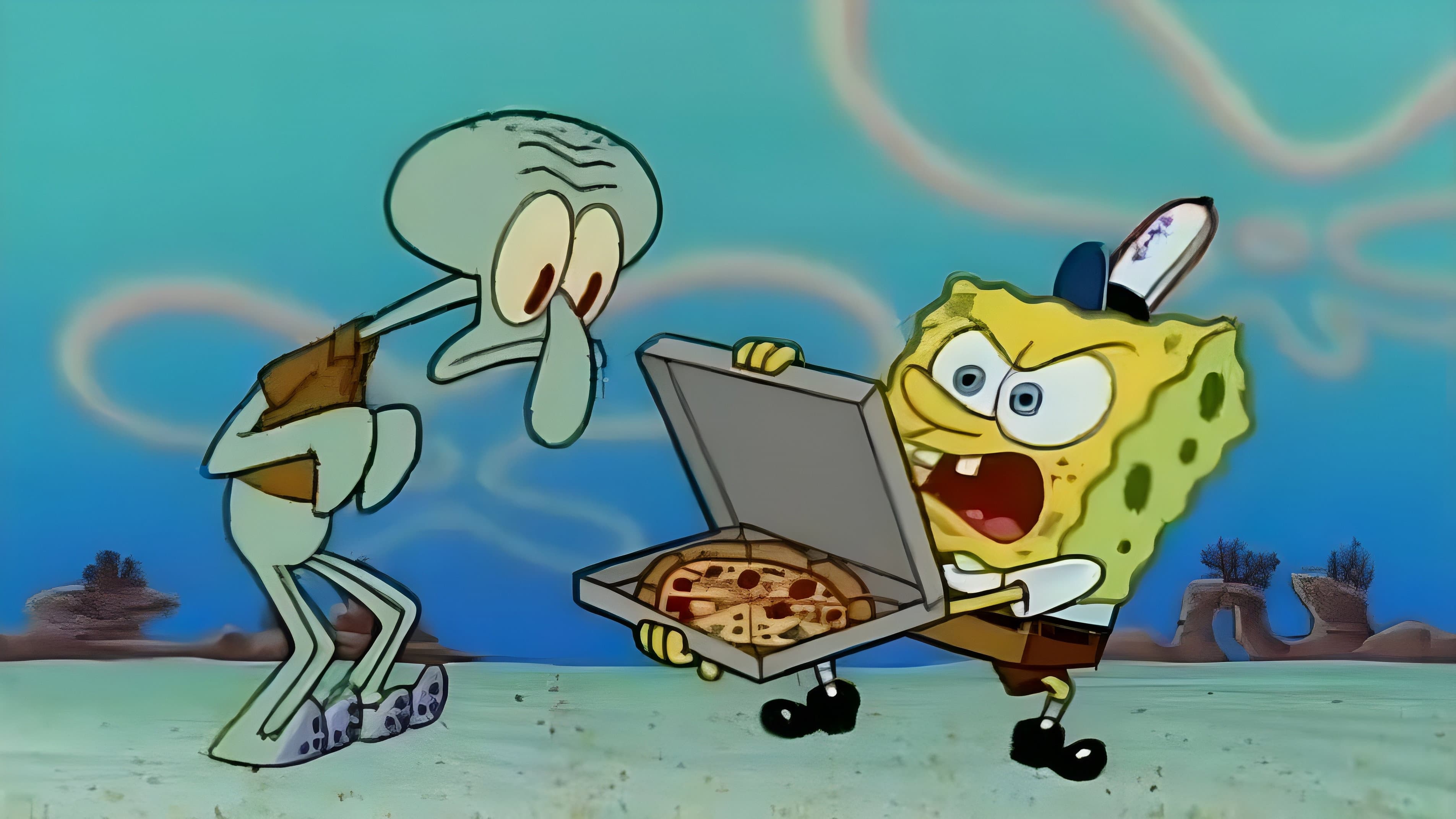 SpongeBob Squarepants: Christmas backdrop