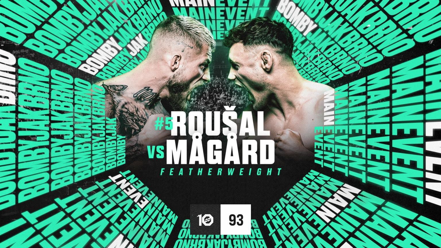 OKTAGON 93: Roušal vs. Mågård backdrop