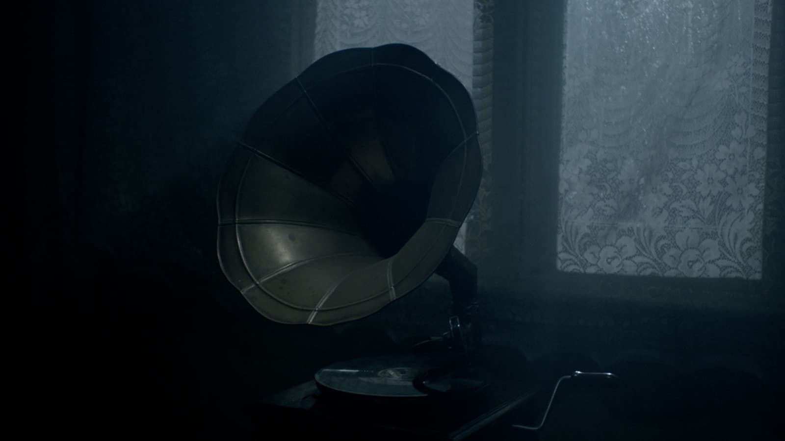 The Girl in the Gramophone backdrop