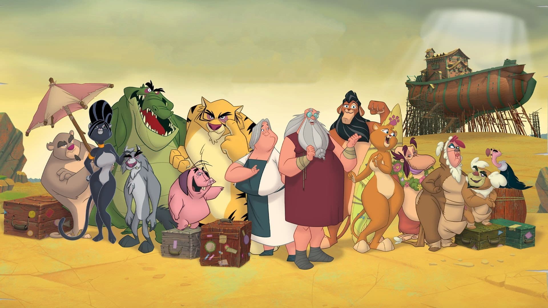 Noah's Ark backdrop