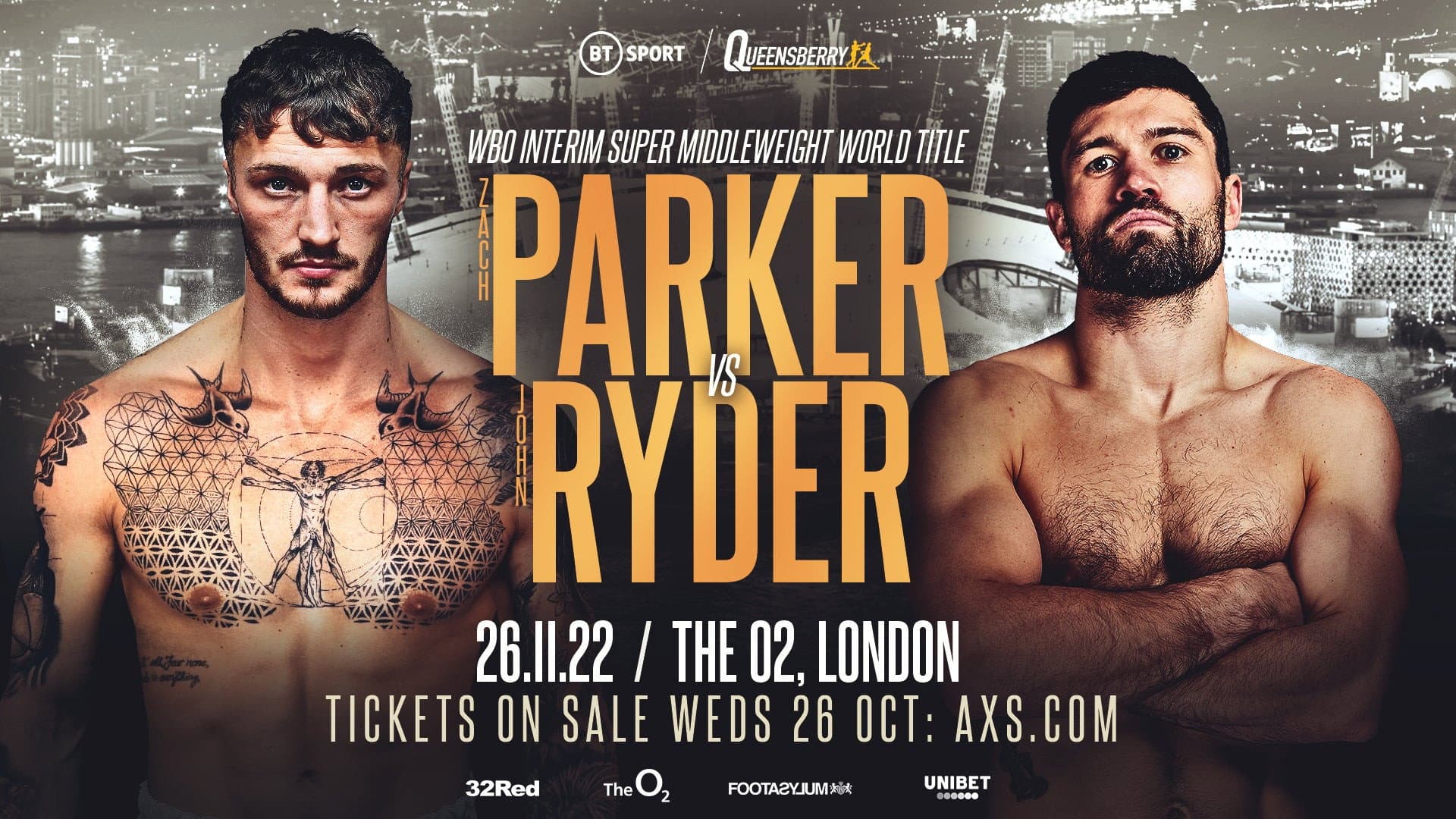 Zach Parker vs. John Ryder backdrop