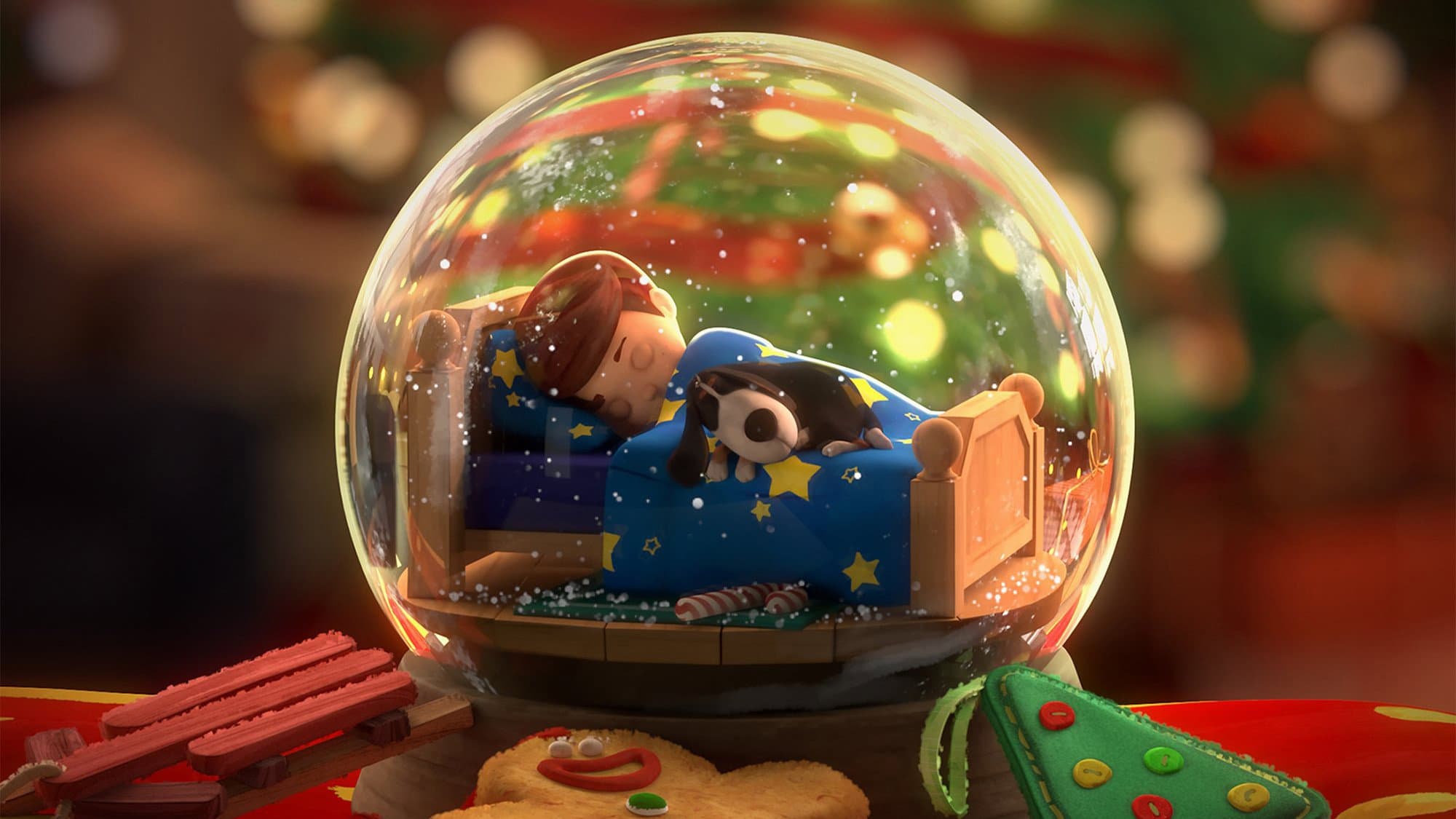 5 More Sleeps 'til Christmas backdrop