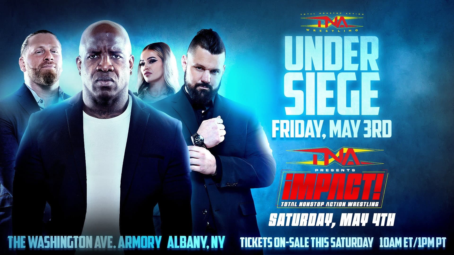 TNA Under Siege 2024 backdrop