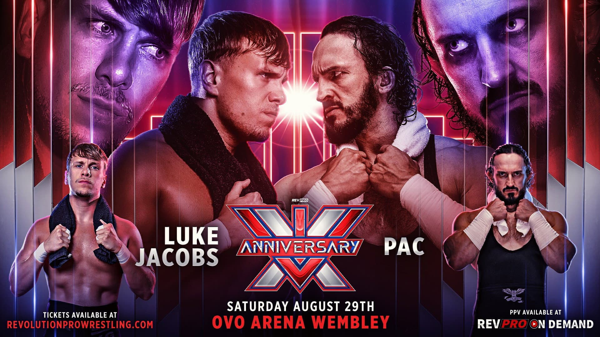 RevPro 14 Year Anniversary Show backdrop