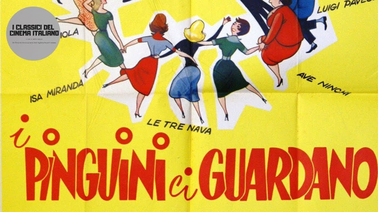 I pinguini ci guardano backdrop