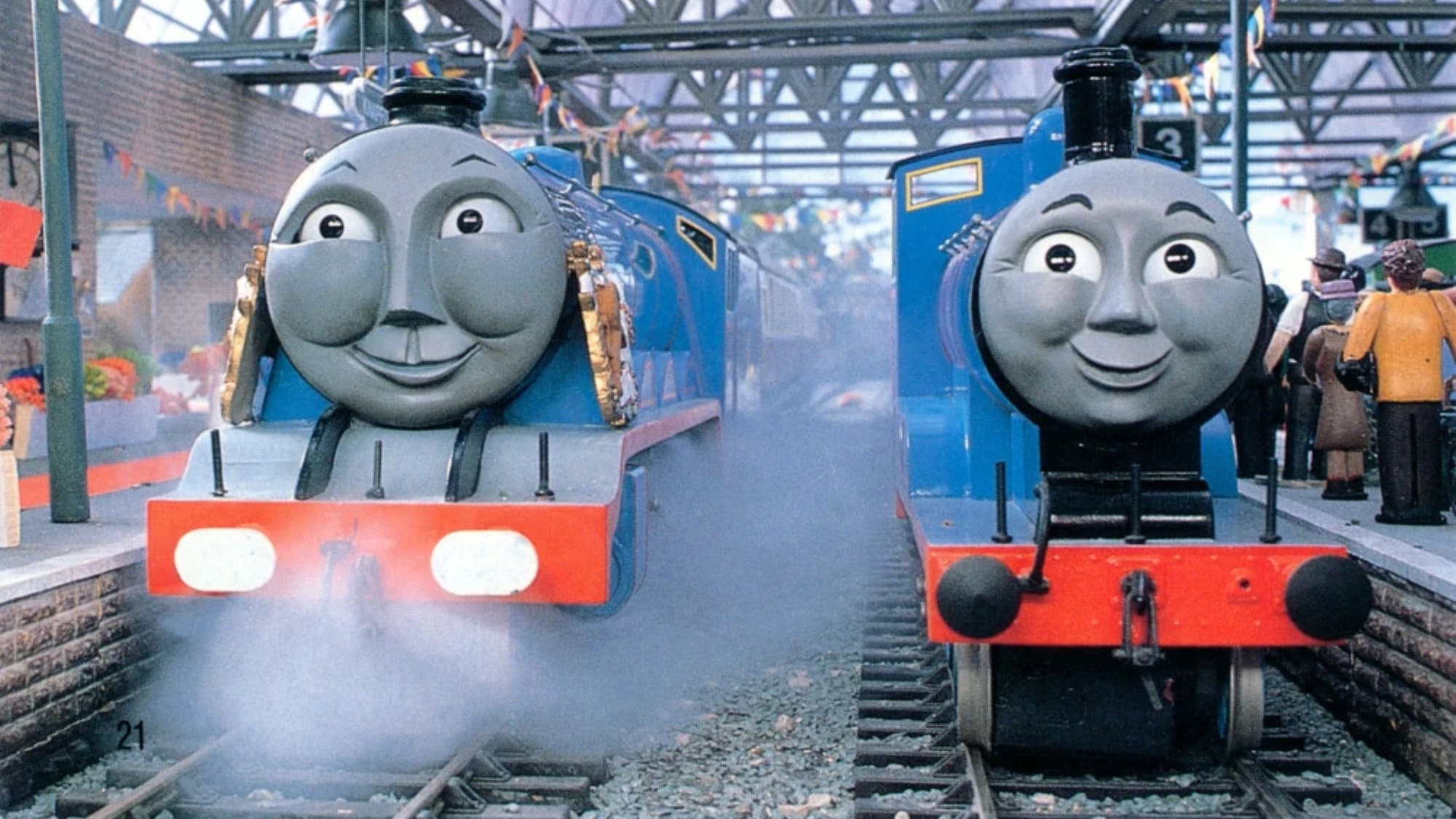 Thomas & Friends: My Little Thomas and the Royal Visitor backdrop