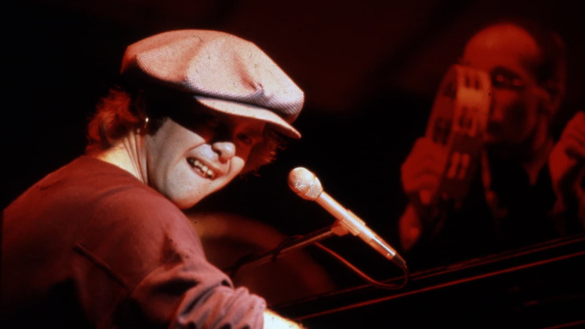 To Russia... with Elton backdrop
