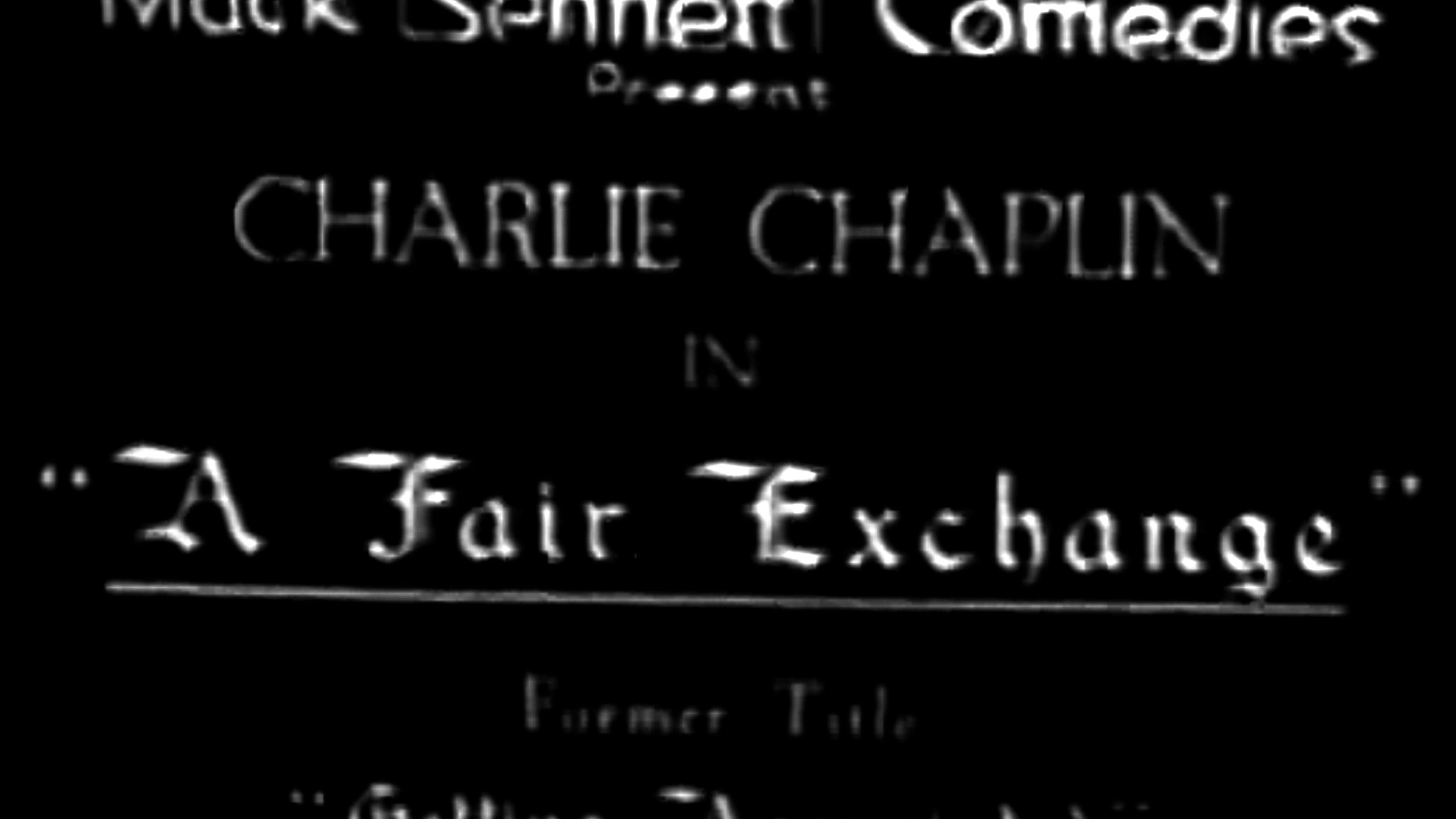 A Fair Exchange backdrop