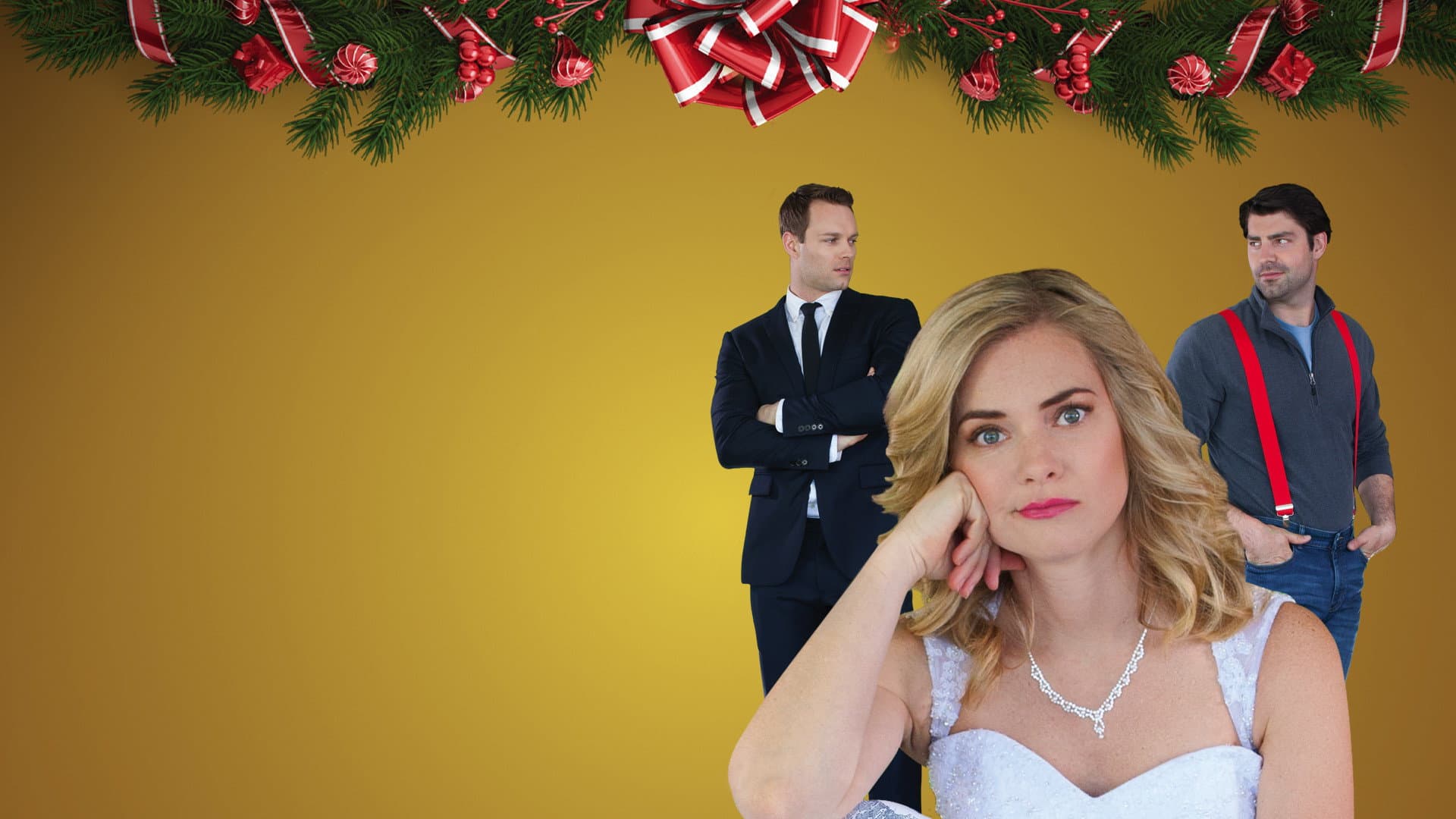 Runaway Christmas Bride backdrop