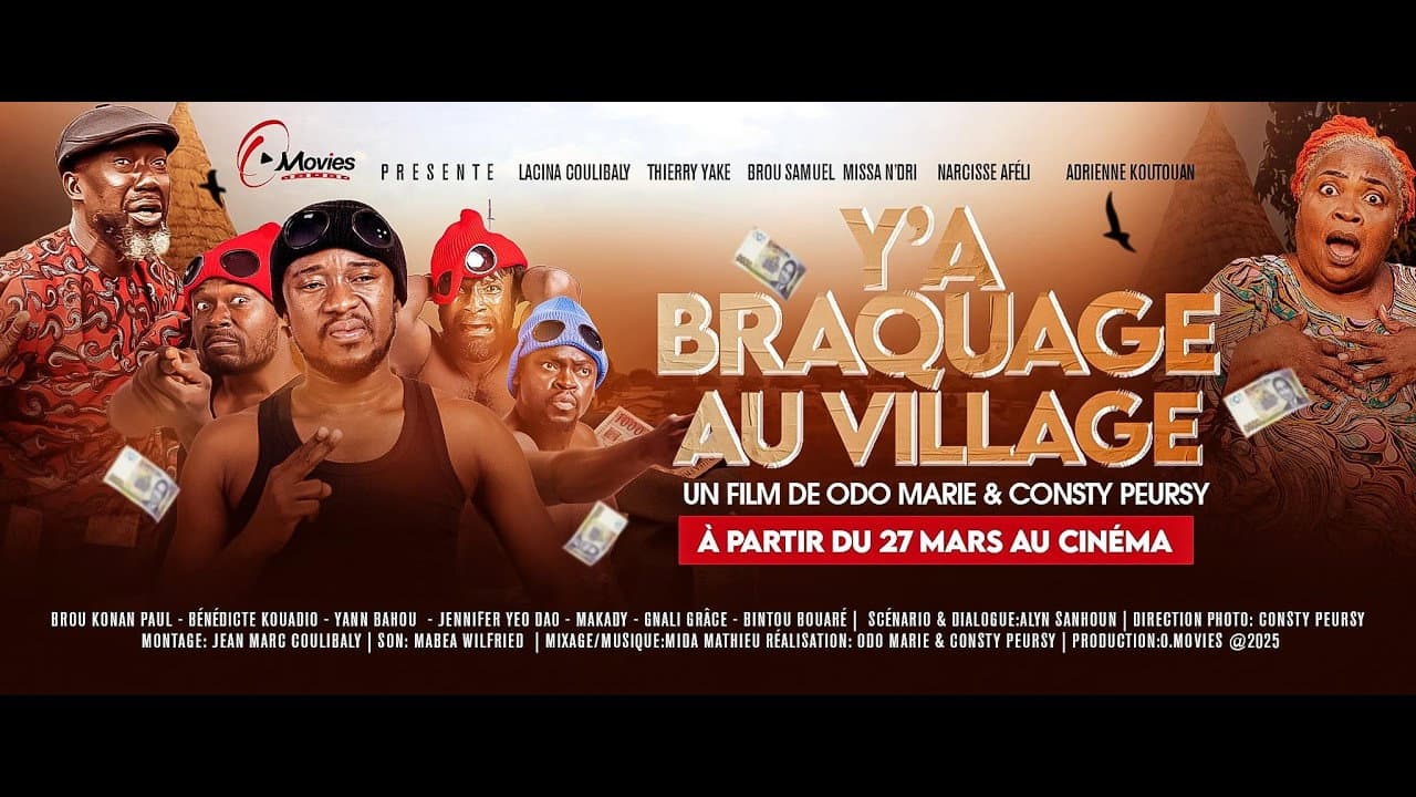 There's a Heist in the Village backdrop