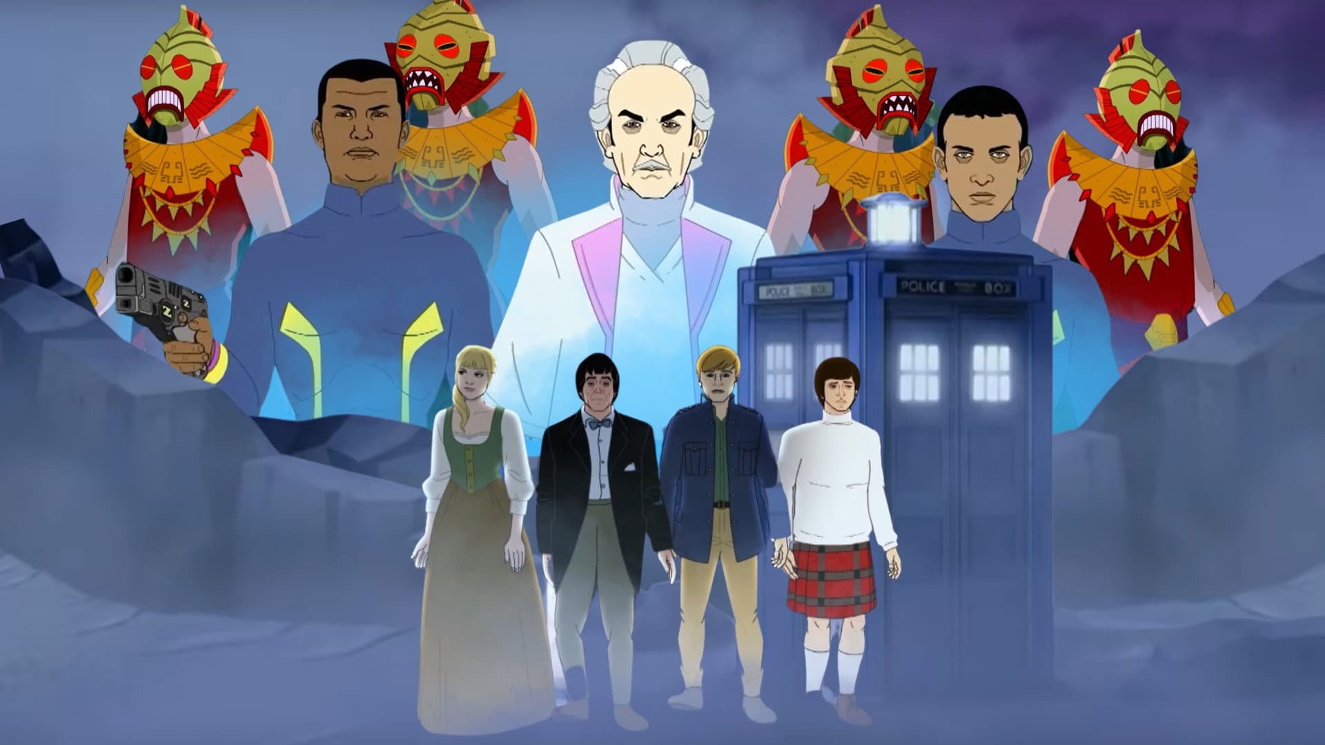Doctor Who: The Underwater Menace backdrop