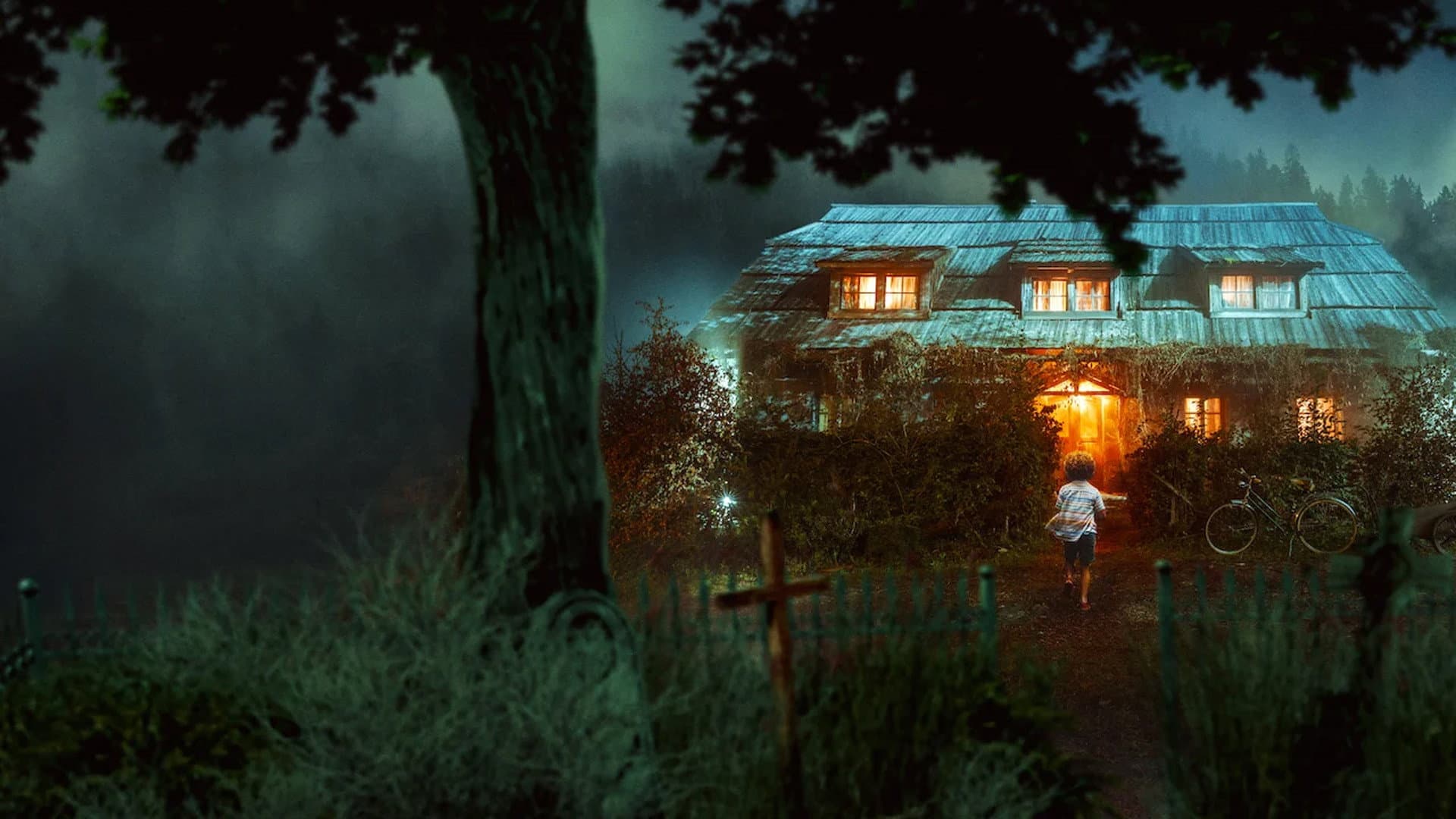 The Scary House backdrop