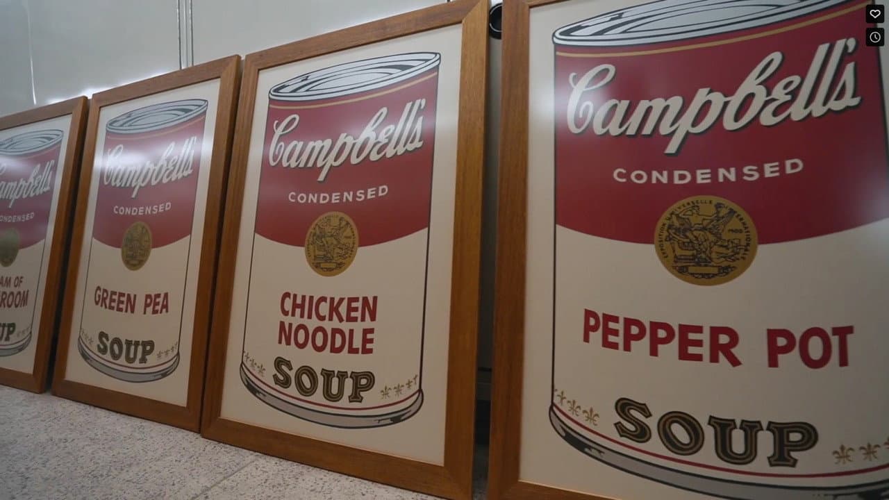 Andy Warhol - The American Dream backdrop