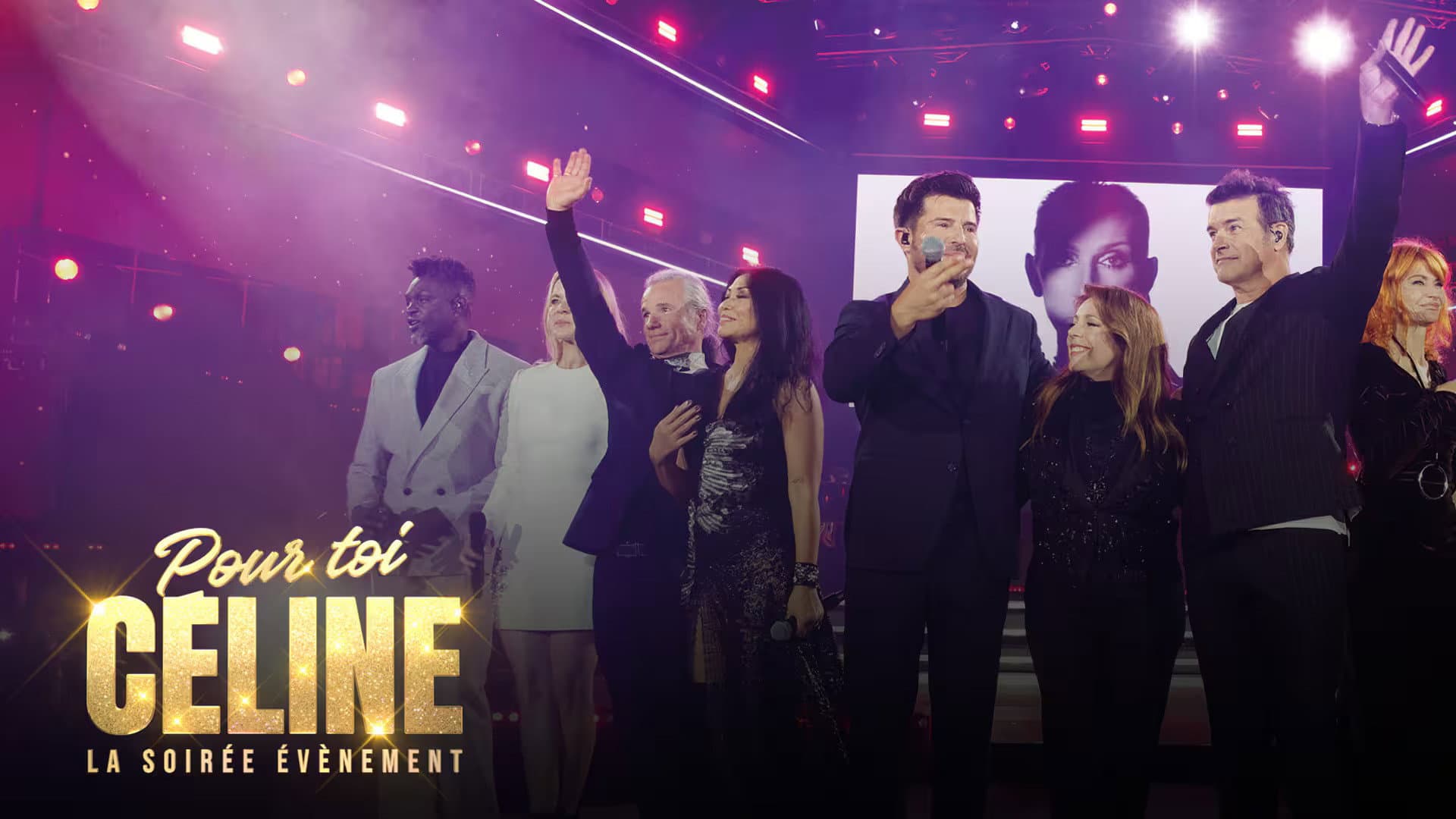 Pour toi Céline: La soirée évènement backdrop