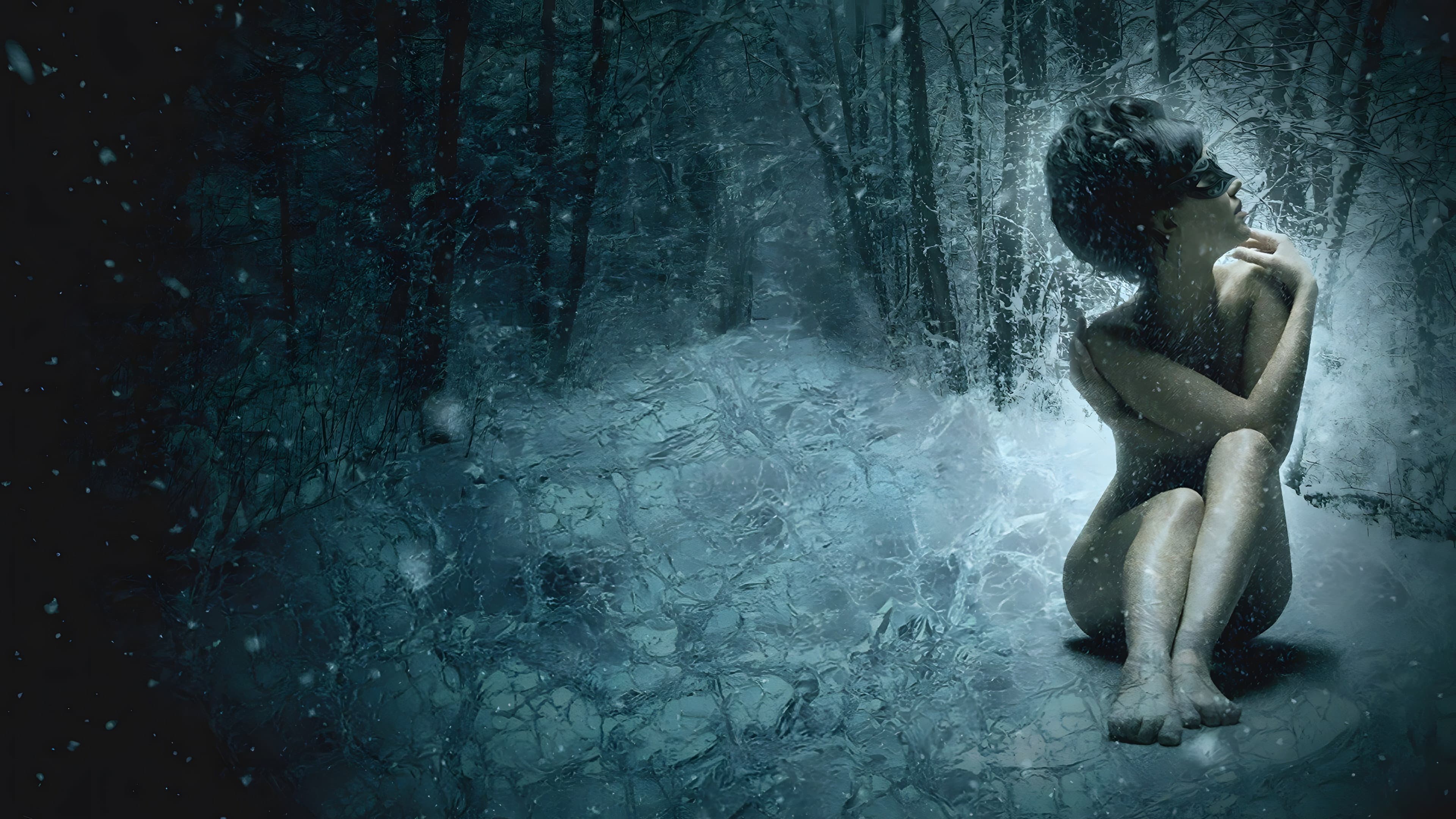Snowbound backdrop