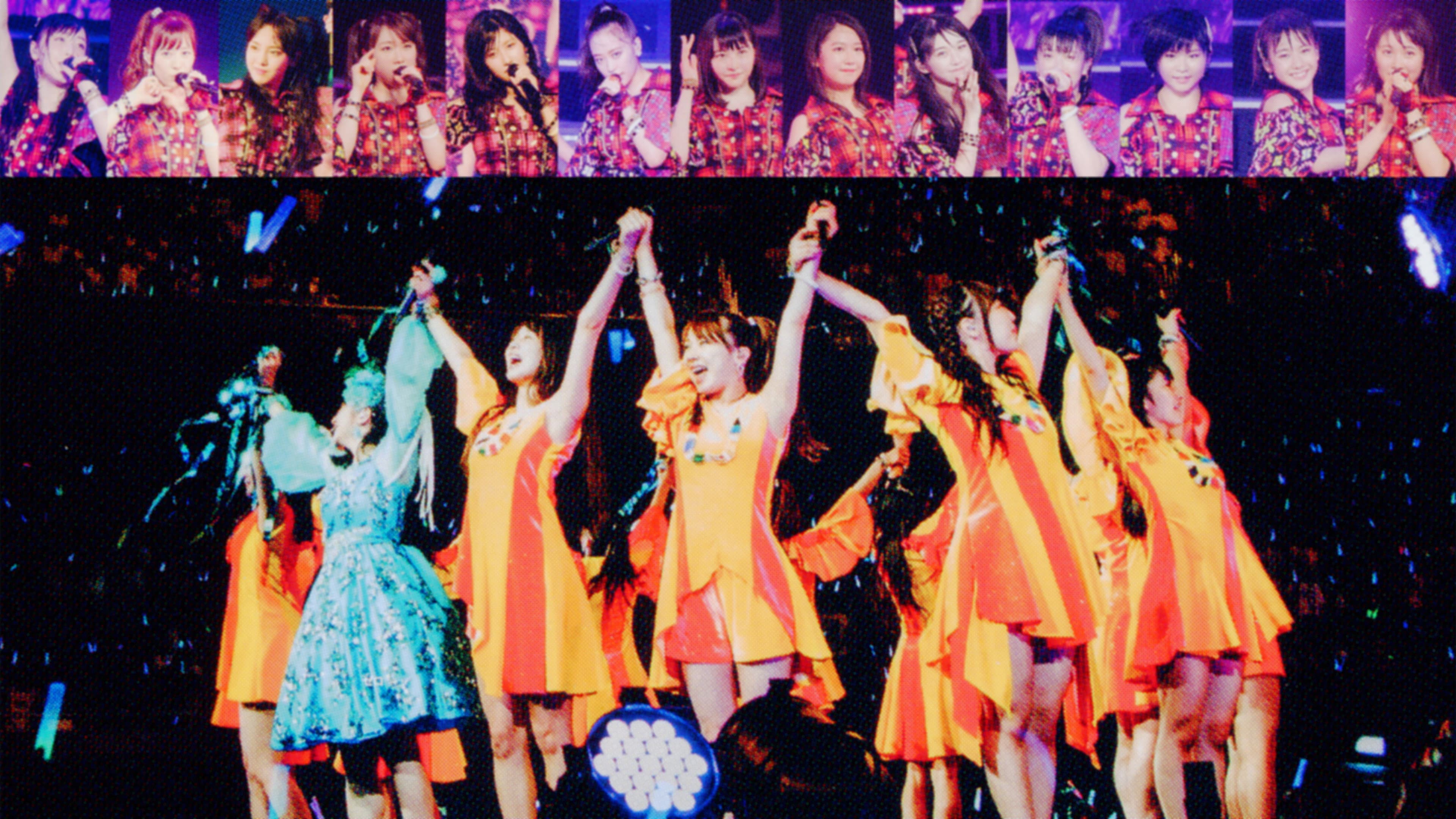 Morning Musume.'18 2018 Spring Tanjou 20 Shuunen Kinen ~We are MORNING MUSUME.~ Final Ogata Haruna Sotsugyou Special backdrop