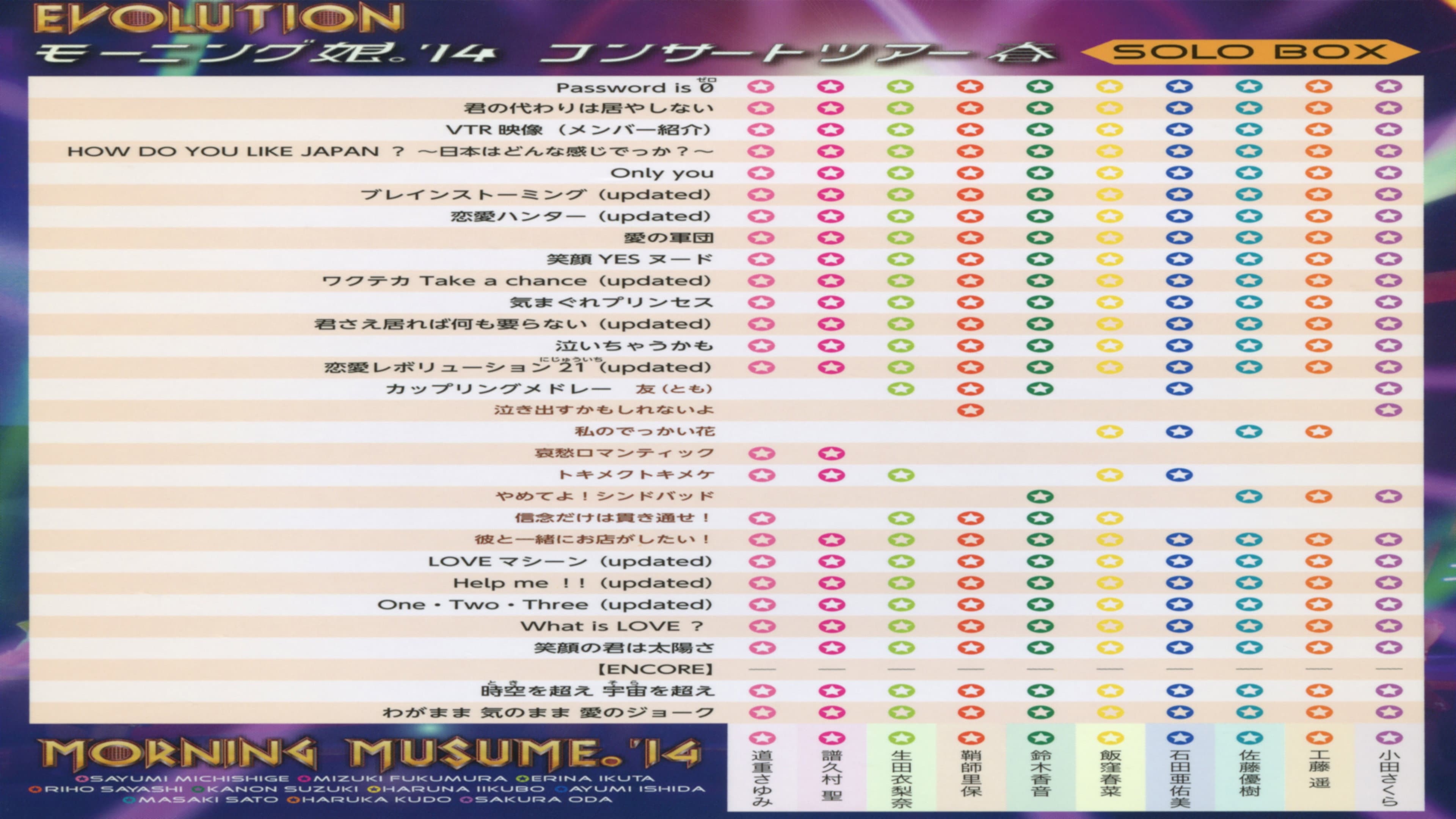 Morning Musume.'14 2014 Spring Solo Ishida Ayumi ~EVOLUTION~ backdrop