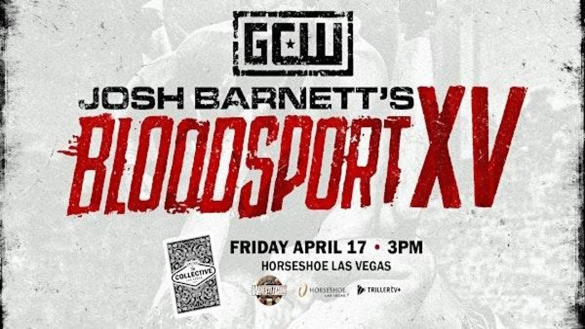 GCW: Josh Barnett’s Bloodsport XV backdrop