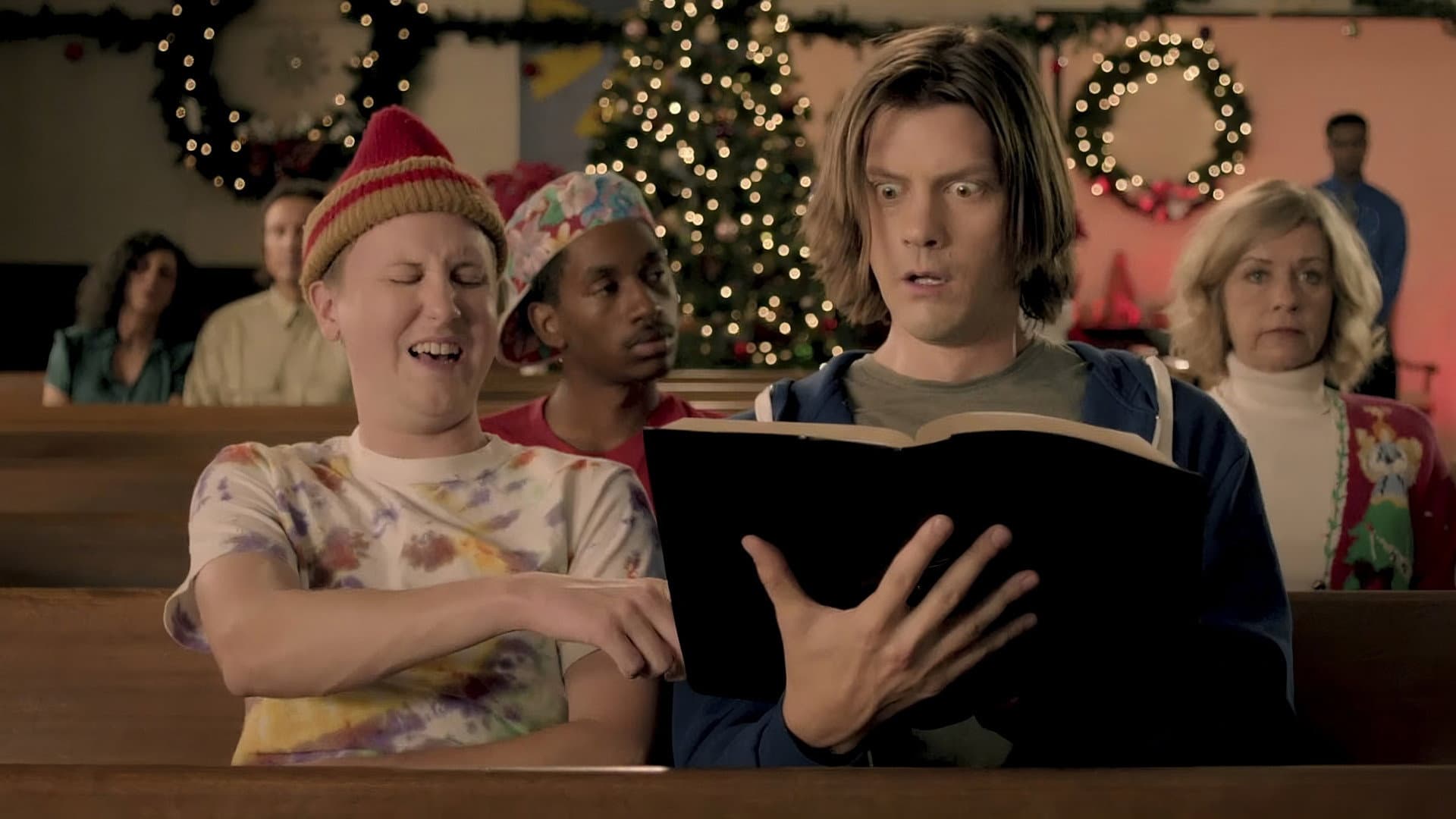 Trevor Moore: High In Church backdrop