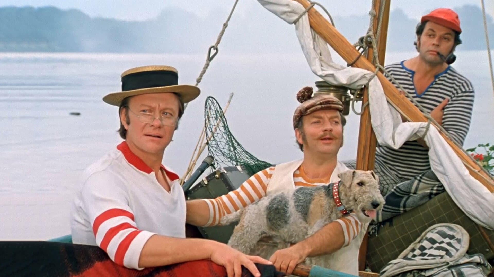 Three Men in a Boat backdrop