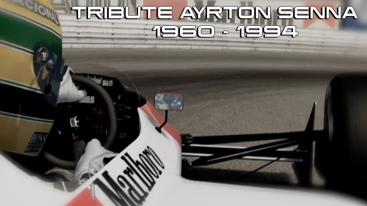 Ayrton Senna backdrop