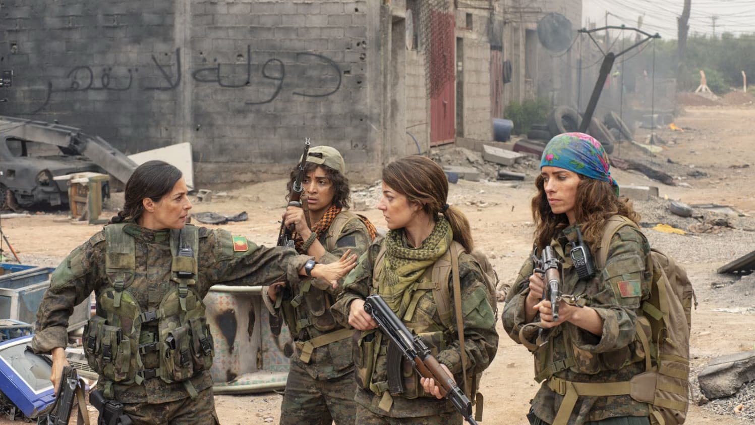 Sisters in Arms backdrop
