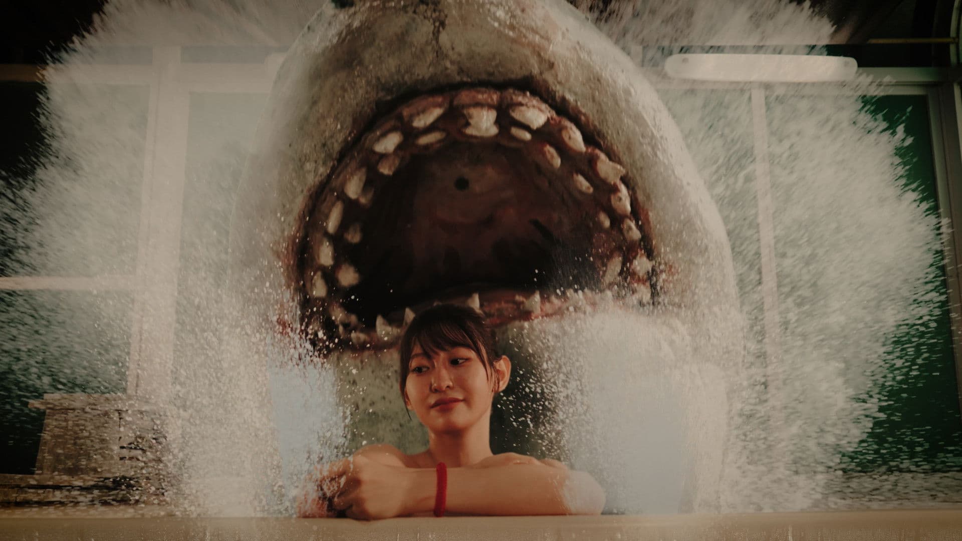 Hot Spring Shark Attack backdrop