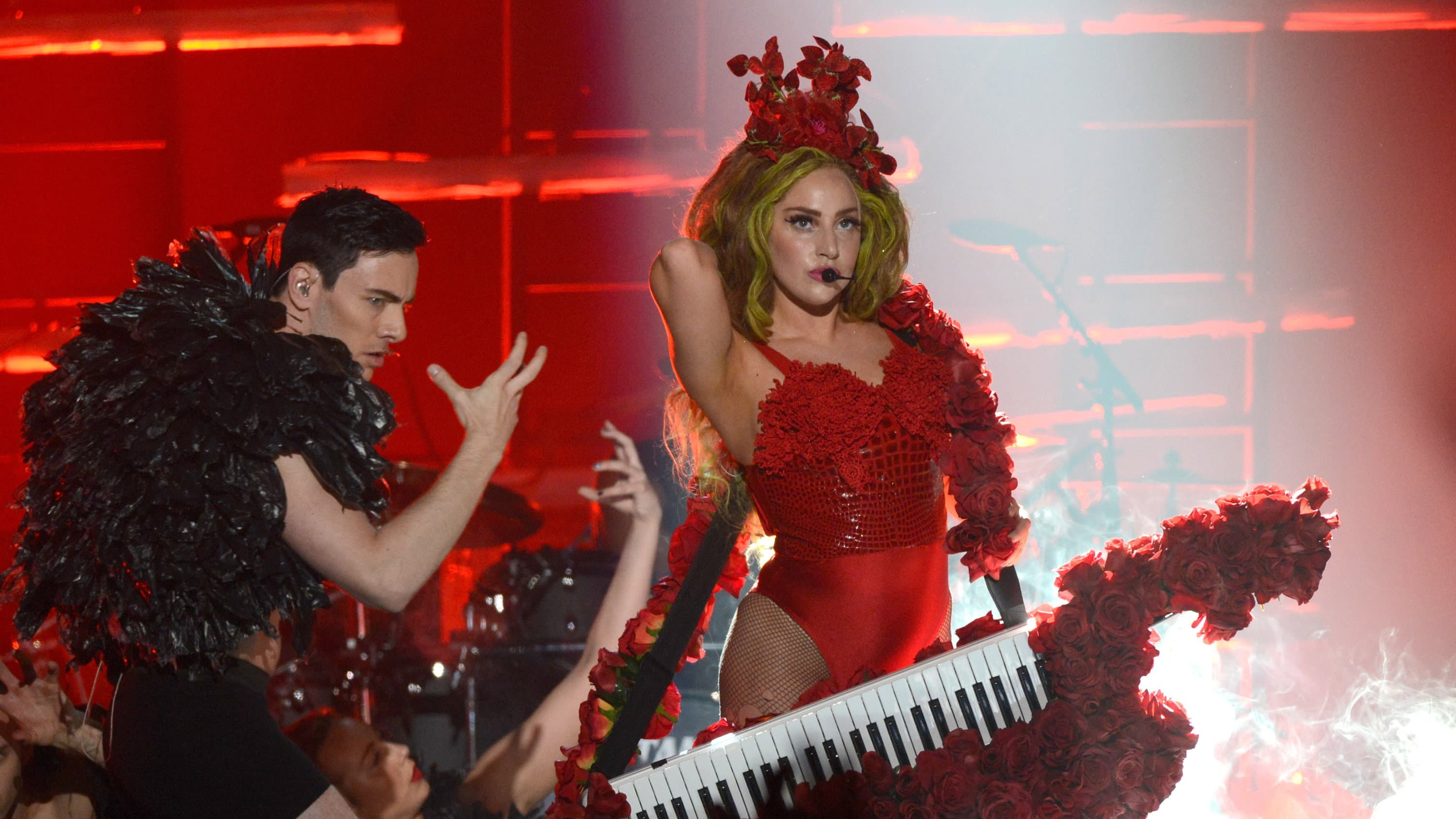 Lady Gaga Live at Roseland Ballroom backdrop