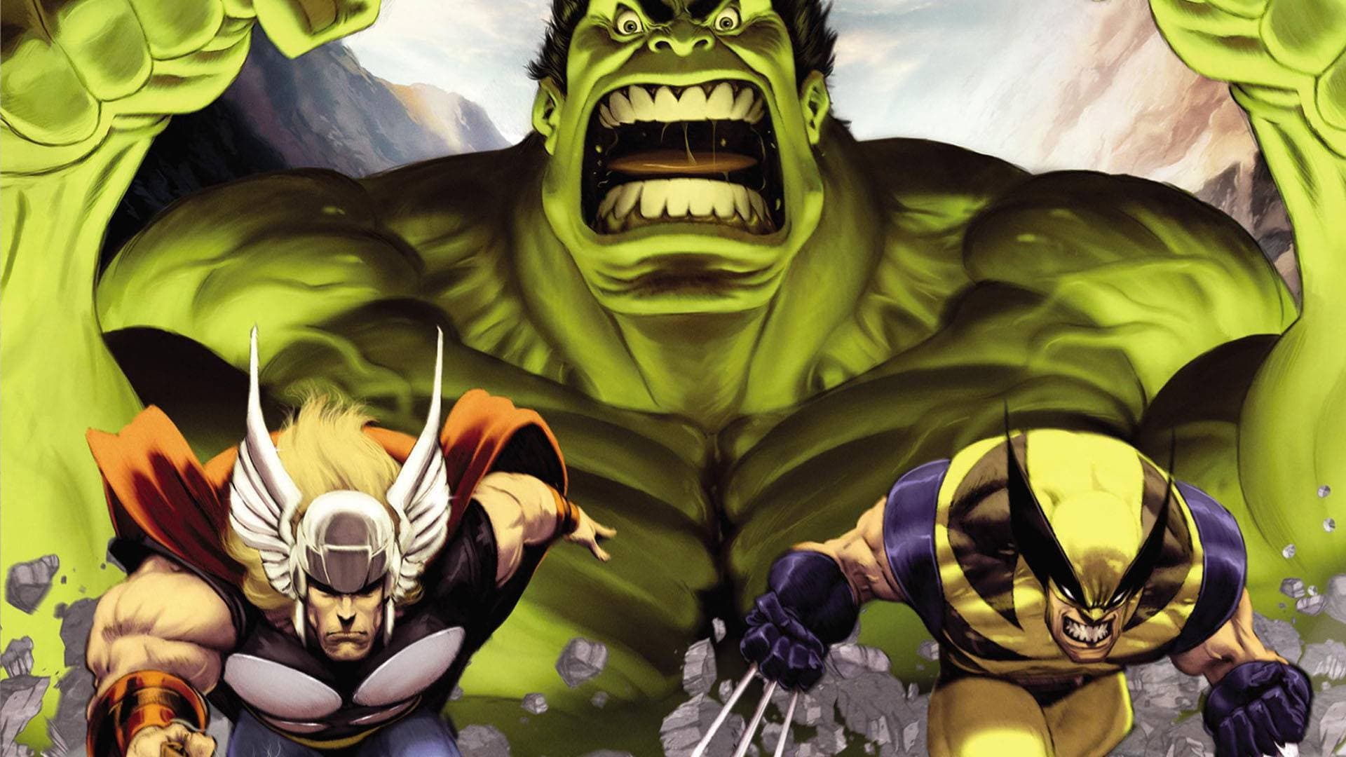 Hulk Vs. backdrop