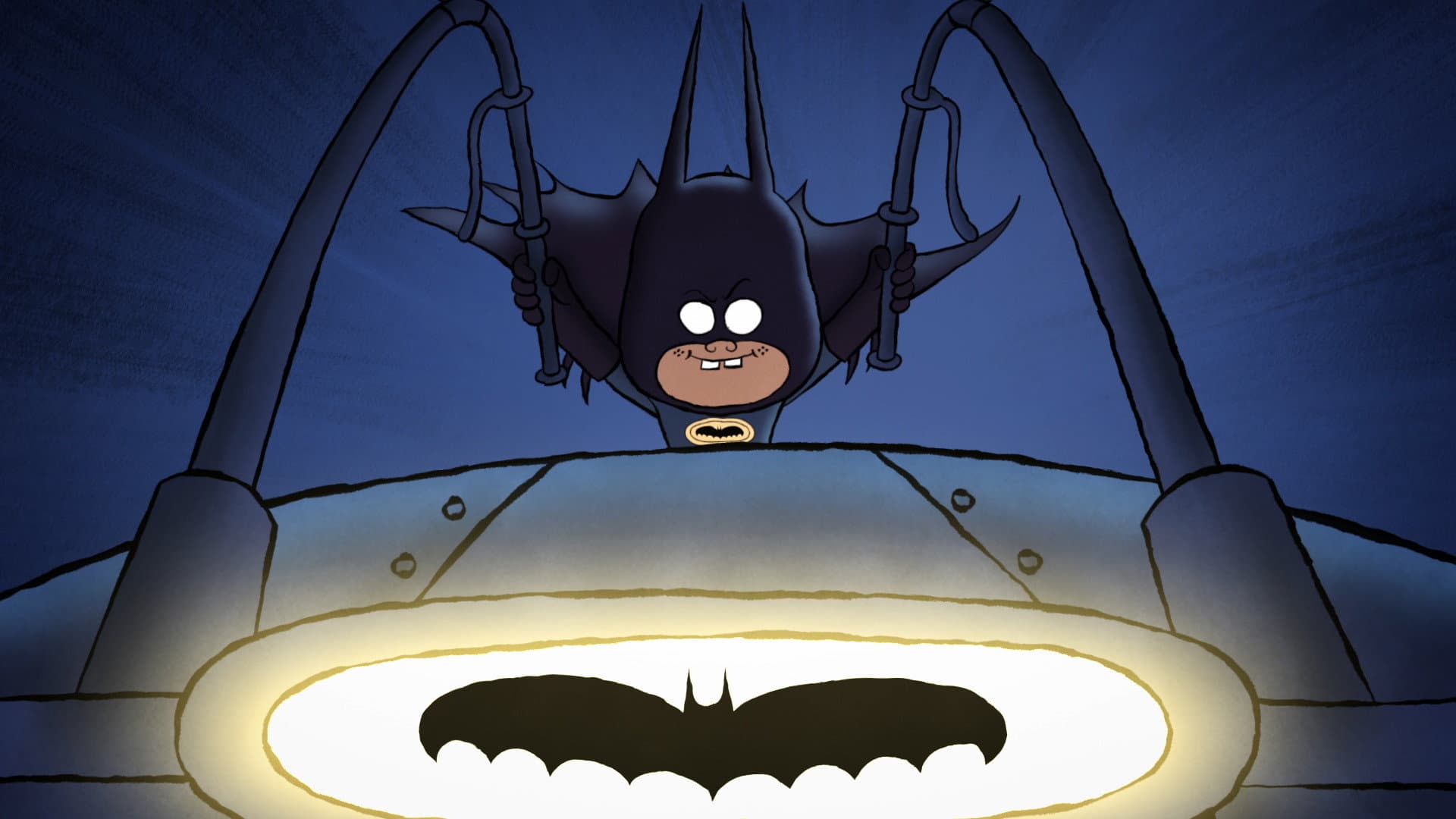 Merry Little Batman backdrop