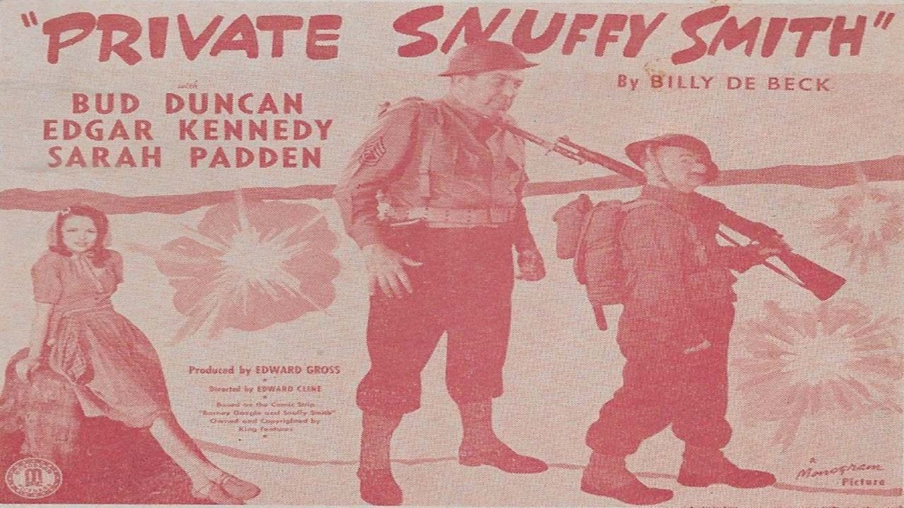 Private Snuffy Smith backdrop