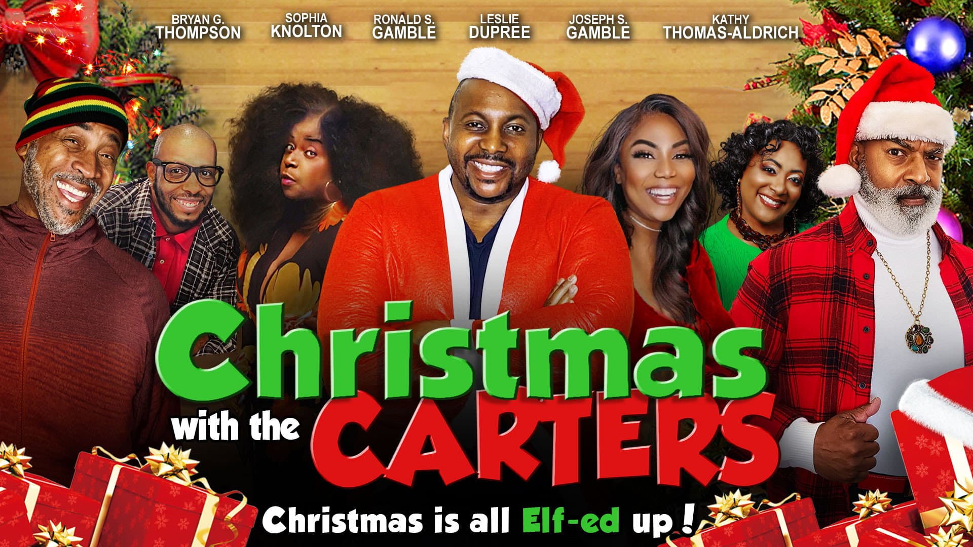 Christmas with the Carters backdrop