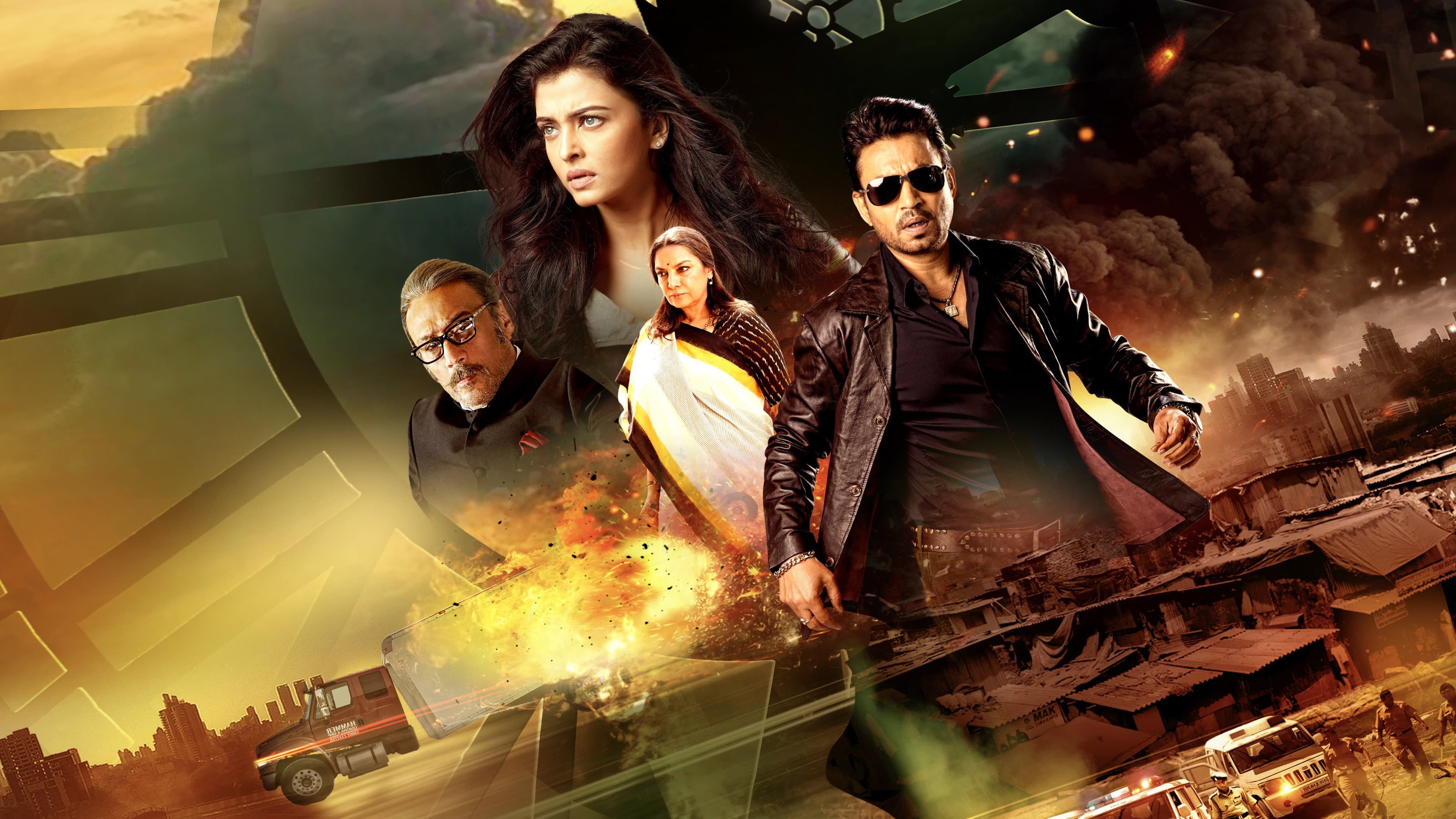 Jazbaa backdrop