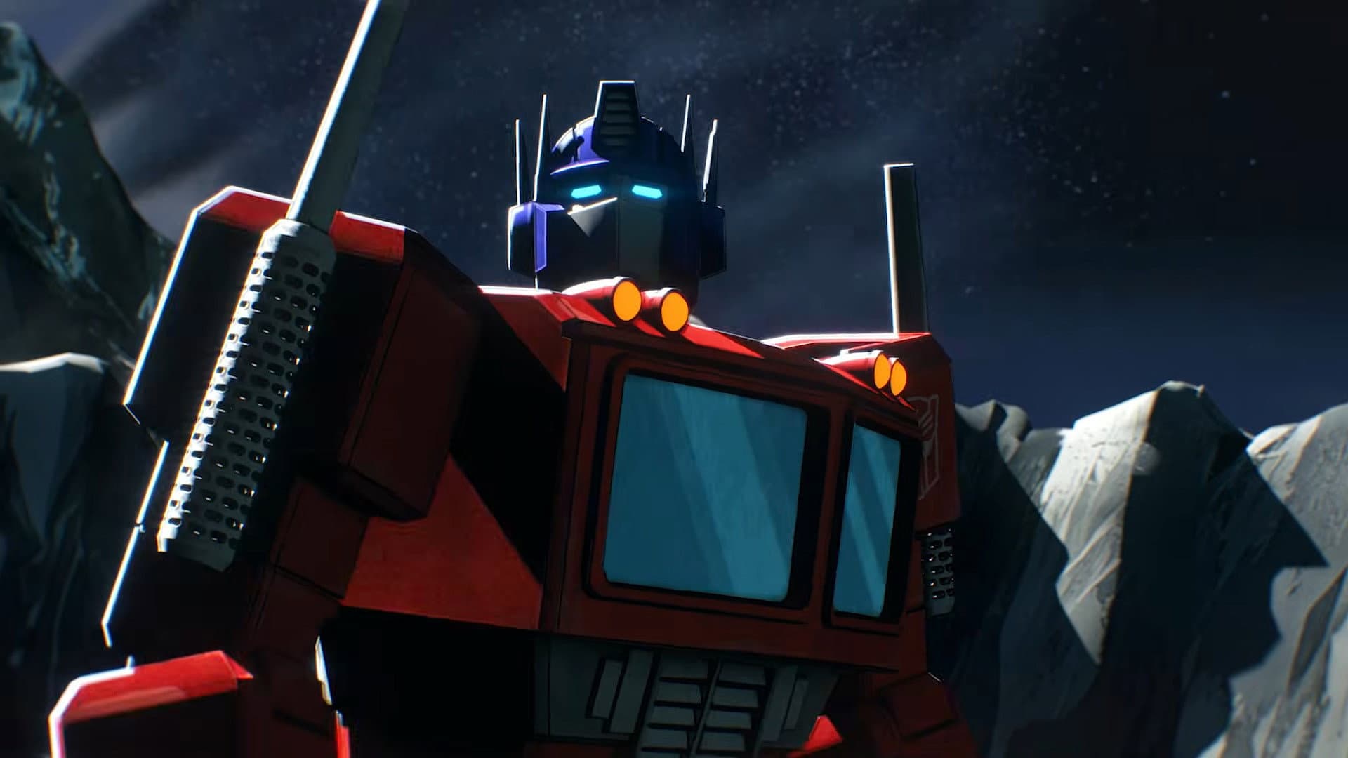 Optimus Prime Awakening backdrop