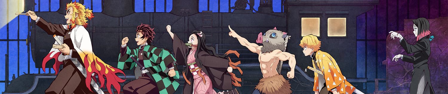 Demon Slayer: Kimetsu no Yaiba Mugen Train Arc backdrop
