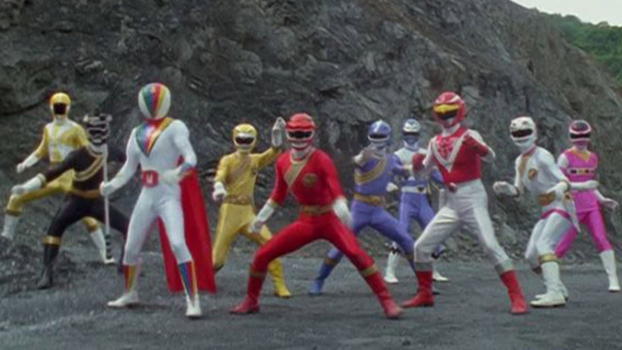 Hyakujuu Sentai Gaoranger VS Super Sentai backdrop
