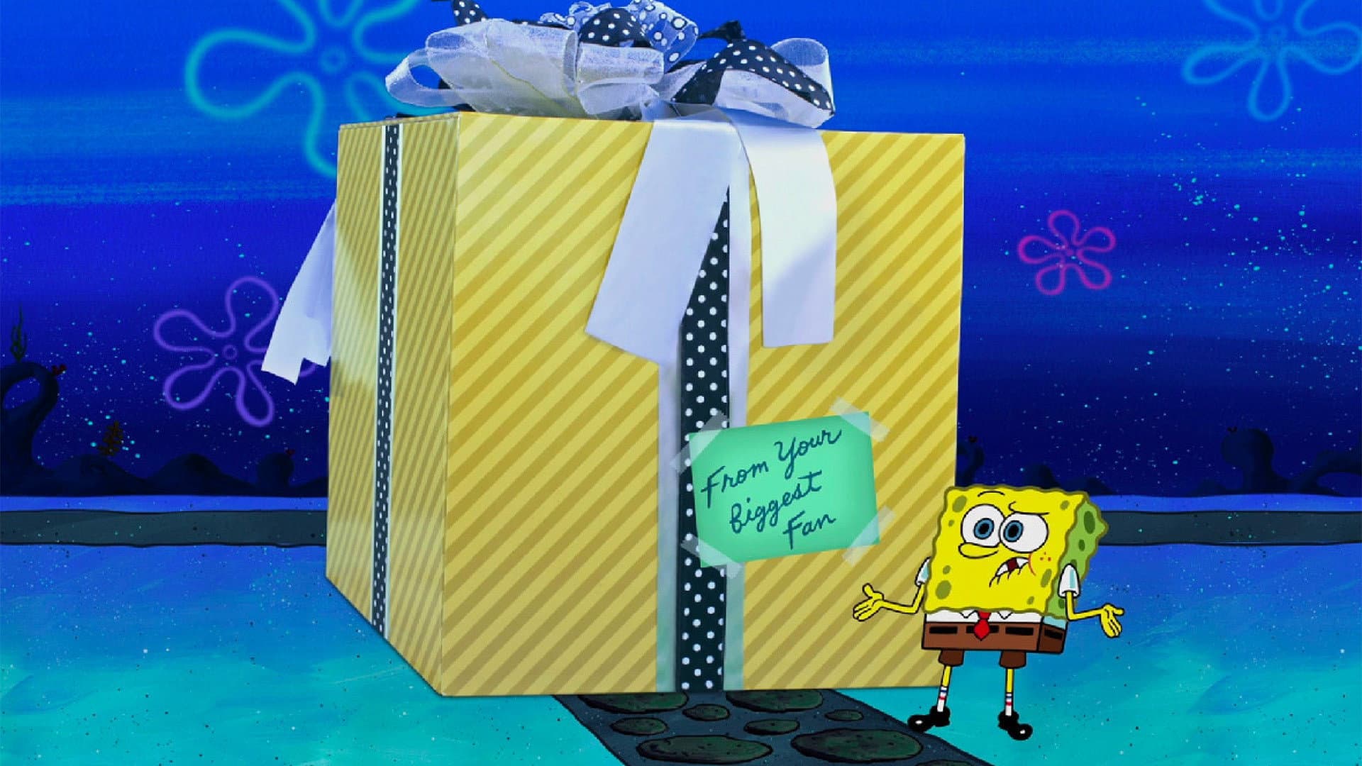 SpongeBob’s Big Birthday Blowout backdrop