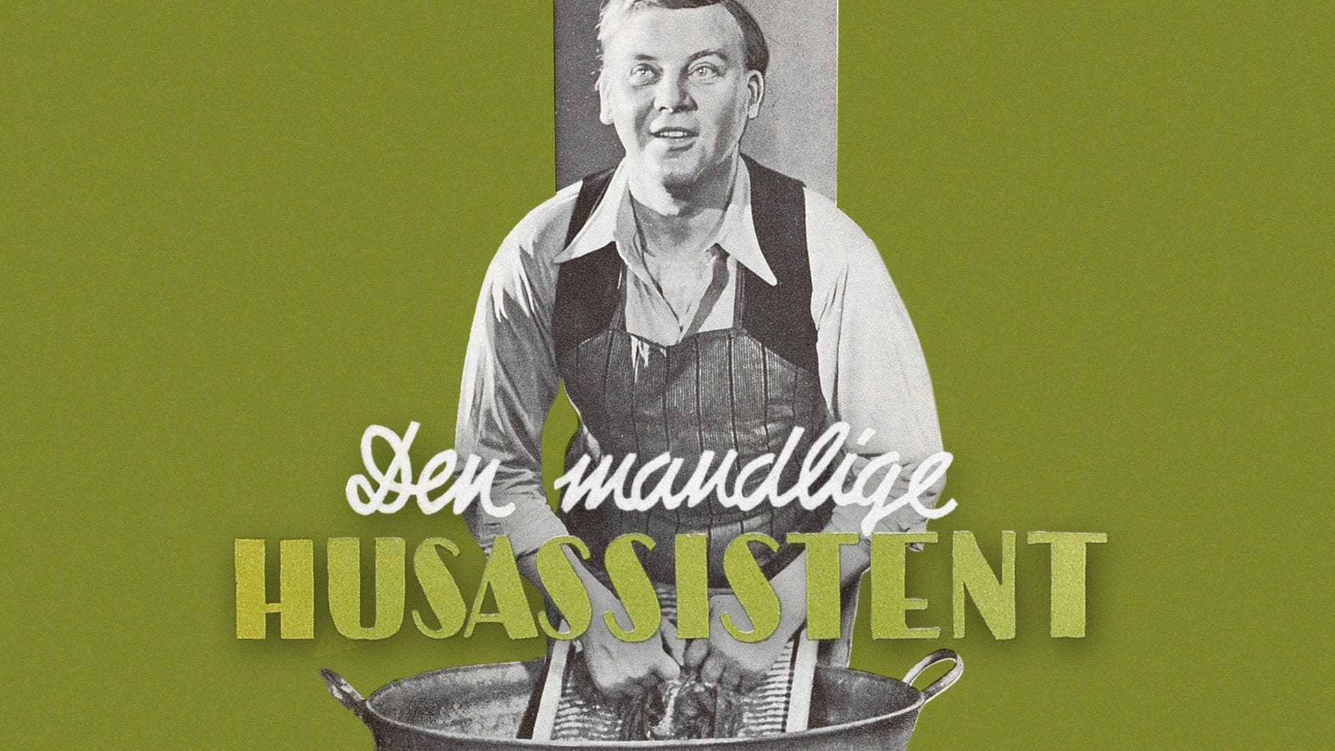 Den mandlige husassistent backdrop