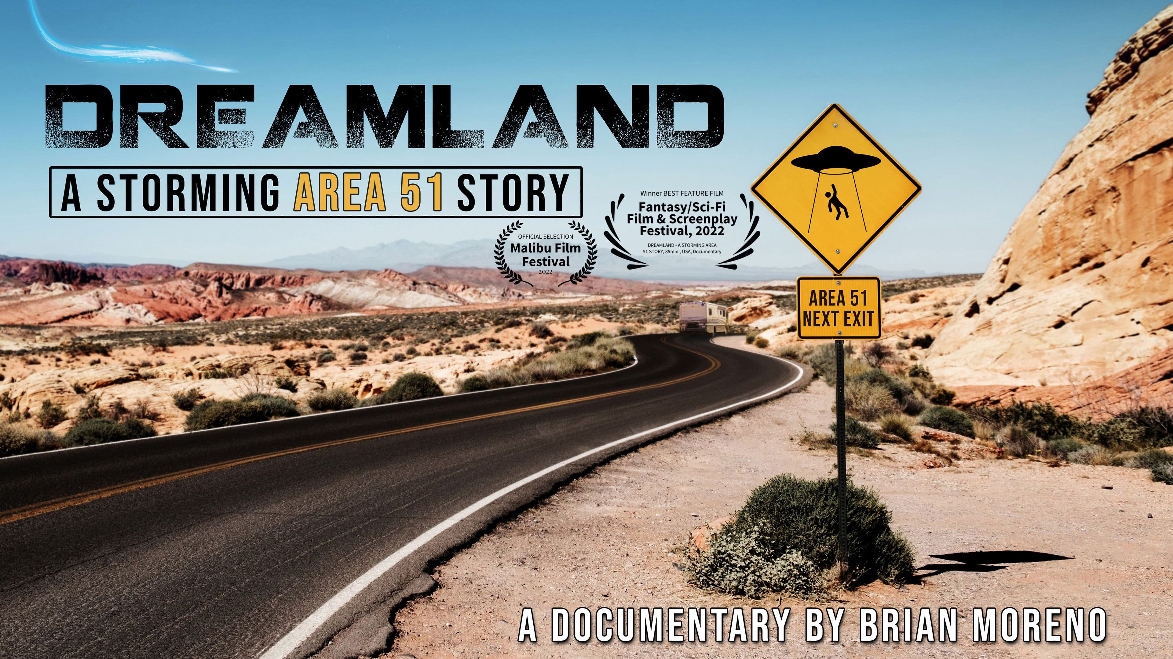 Dreamland: A Storming Area 51 Story backdrop