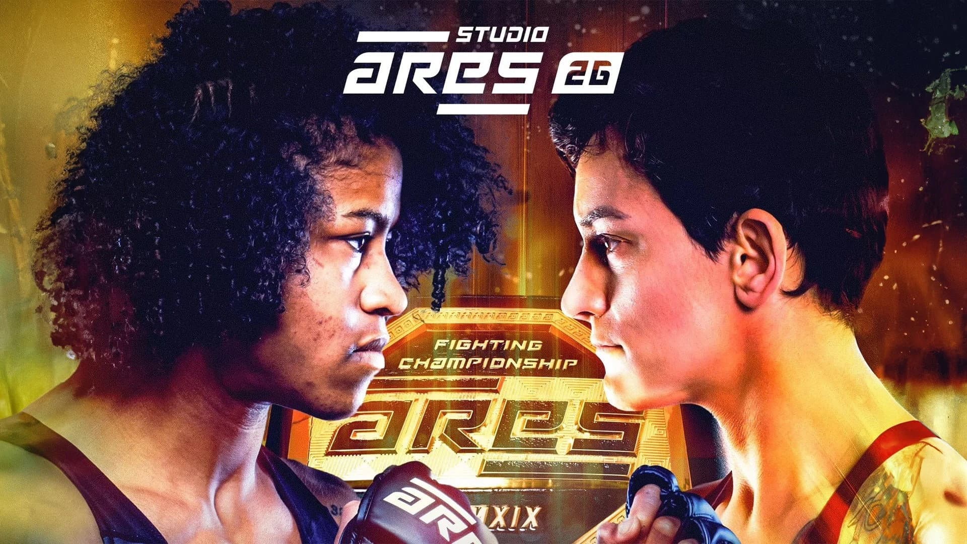 ARES 26 Studio: Tekenah vs. Menezes backdrop