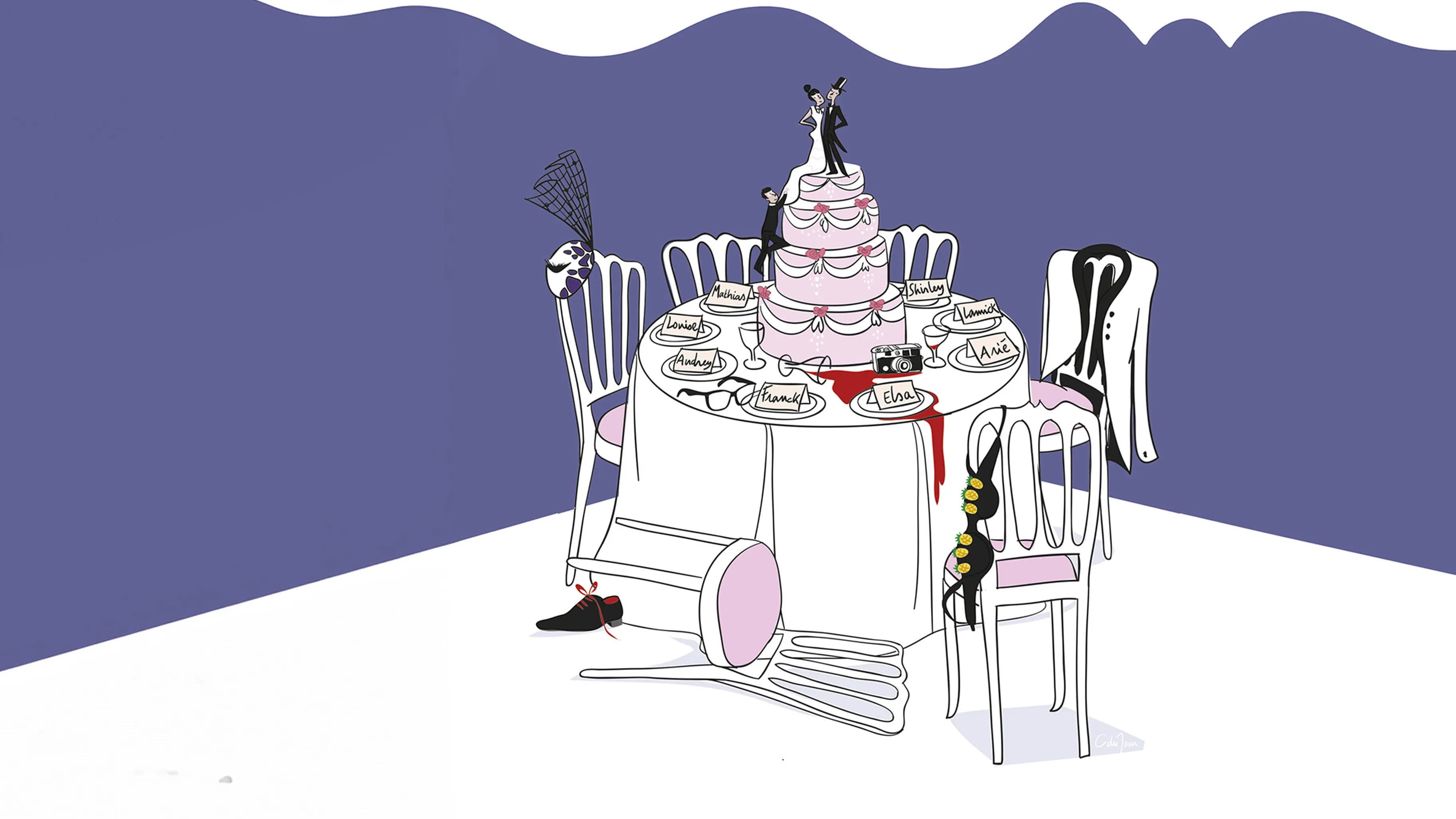 Plan de table backdrop
